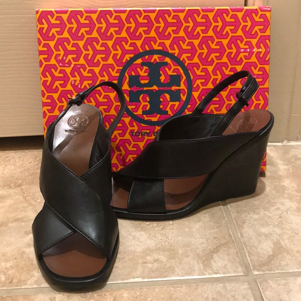 Tory Burch wedge heels